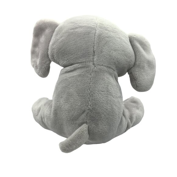Gray Elephant Plush Stuffed Animal Pink Ears Soft Cuddly This & That NO TAGS - Picture 2 of 5